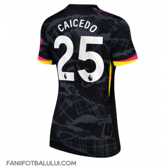 Chelsea Moises Caicedo #25 Tricou Fotbal Replică 2024-25 Femei Treilea